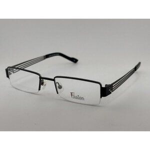 Fusion - 47-18-135 F328 COL1 Black & Silver Geometric Rectangle Glasses Frames